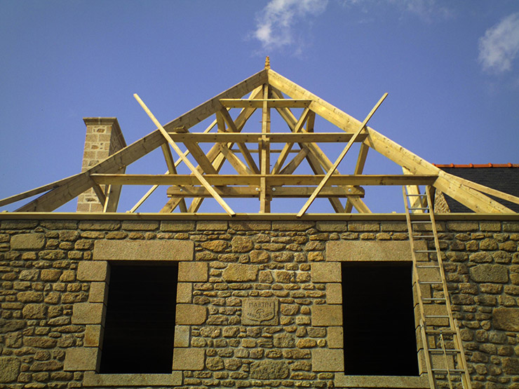 Rénovation de charpente traditionnelle en Ille-et-Vilaine